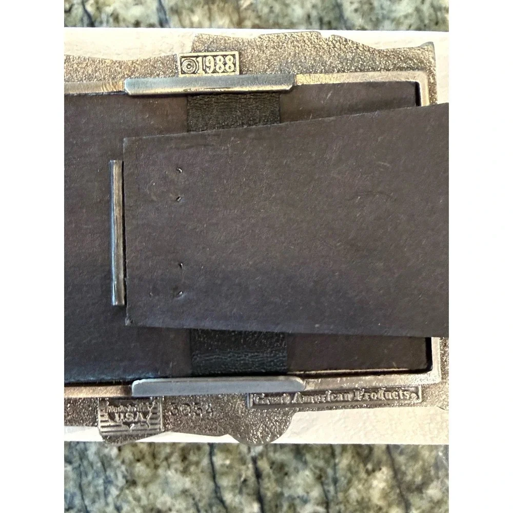 VTG Happy 2nd Birthday Pewter Picture Frame-‎ Great American Products Dinos 1988